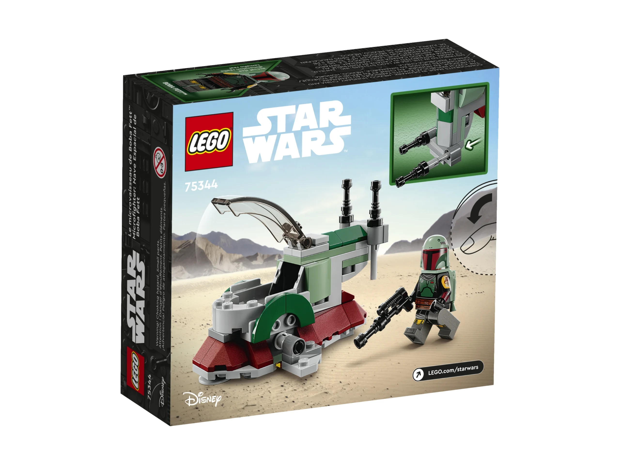 LEGO 75344 Star Wars Mikromyśliwiec kosmiczny Boby Fetta - obrazek 2