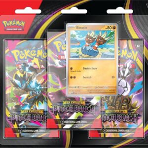 Pitch Black - 3-pack Blister