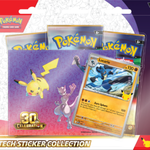 30th Celebration - Tech Sticker Collection 3-pack Lucario